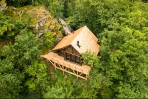 Cabane de Vincent - extérieur vue d'en haut